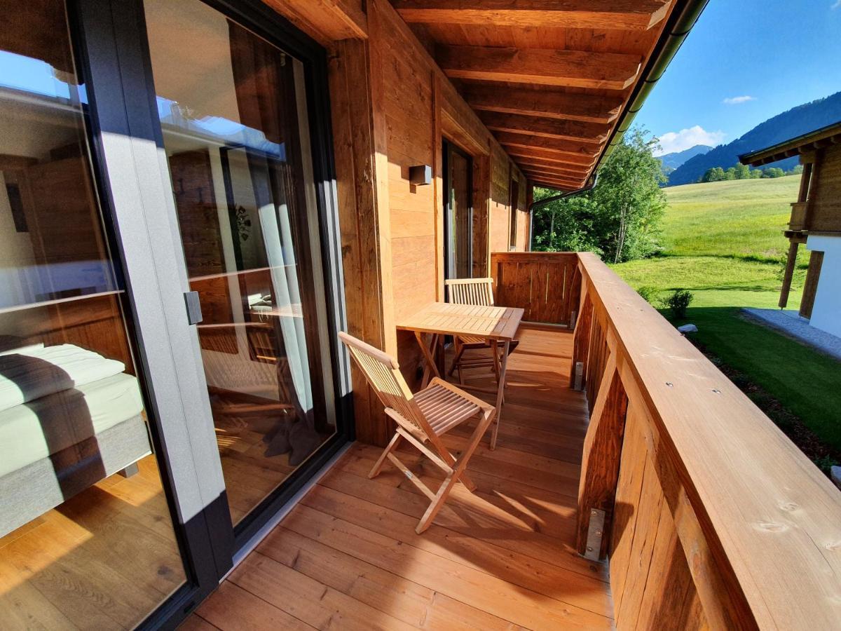 Zeitfrei Chalet Apartments Fieberbrunn Bagian luar foto