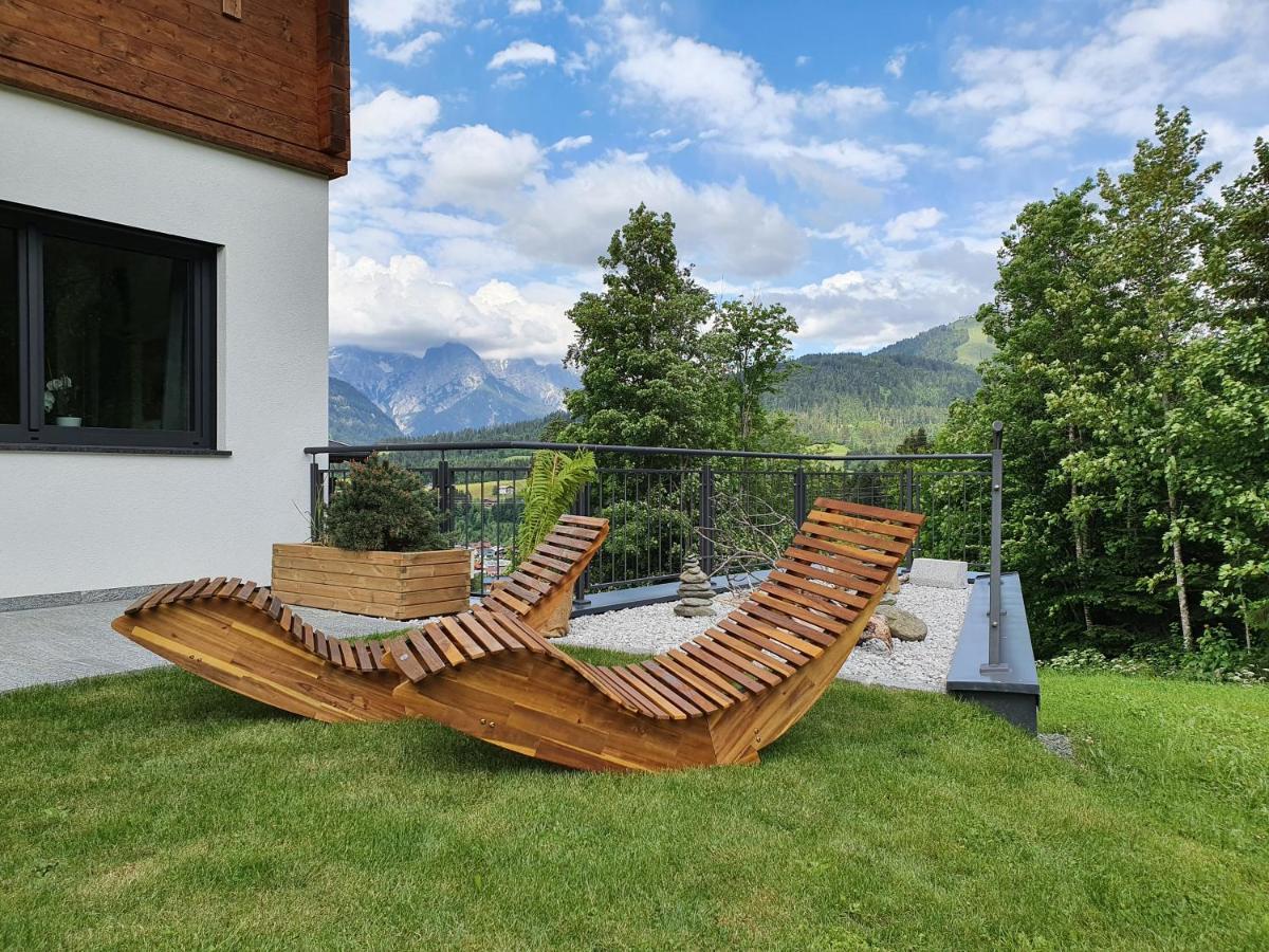 Zeitfrei Chalet Apartments Fieberbrunn Bagian luar foto