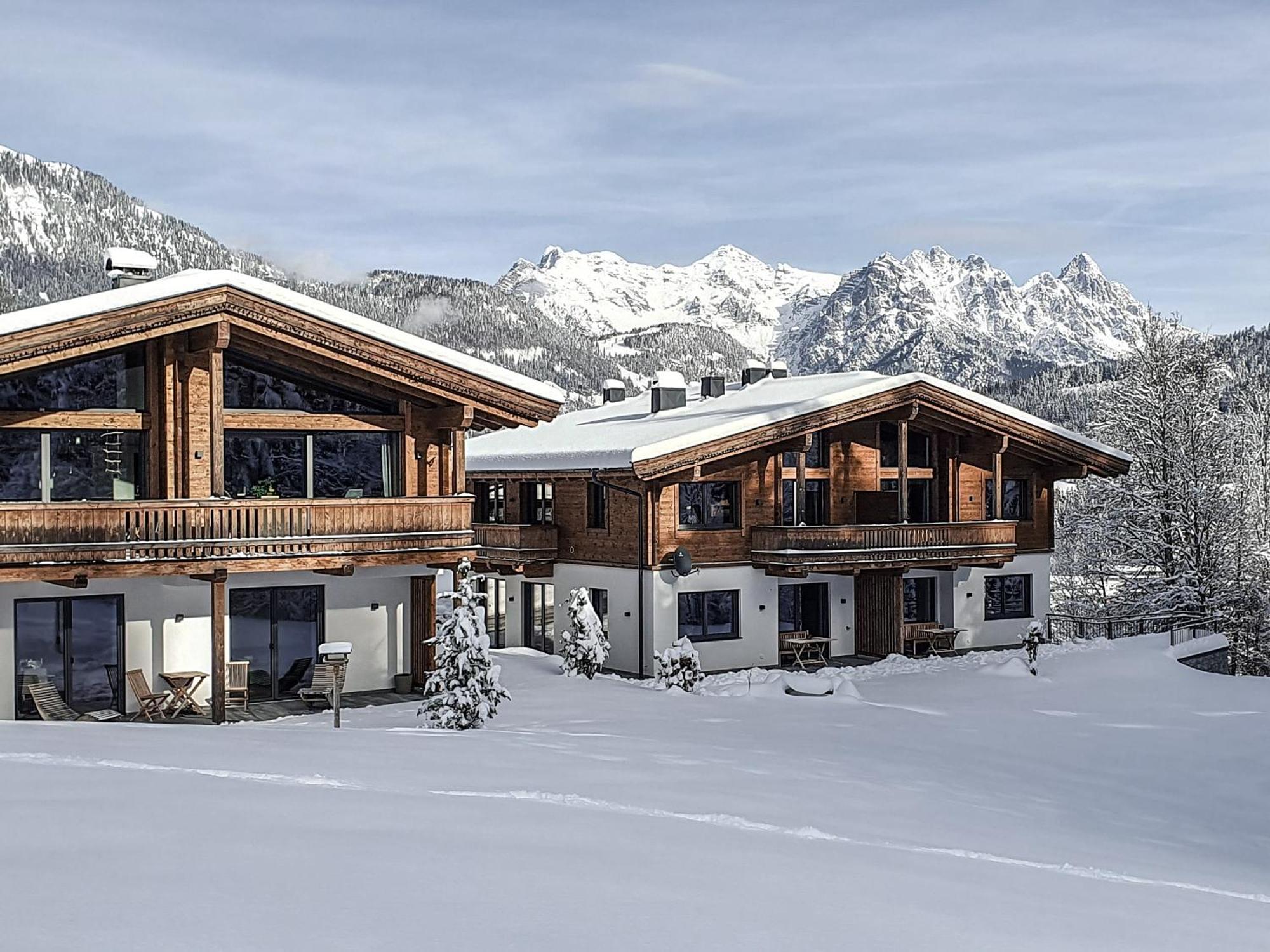 Zeitfrei Chalet Apartments Fieberbrunn Bagian luar foto